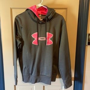 Under Armour, hooded sweatshirt!